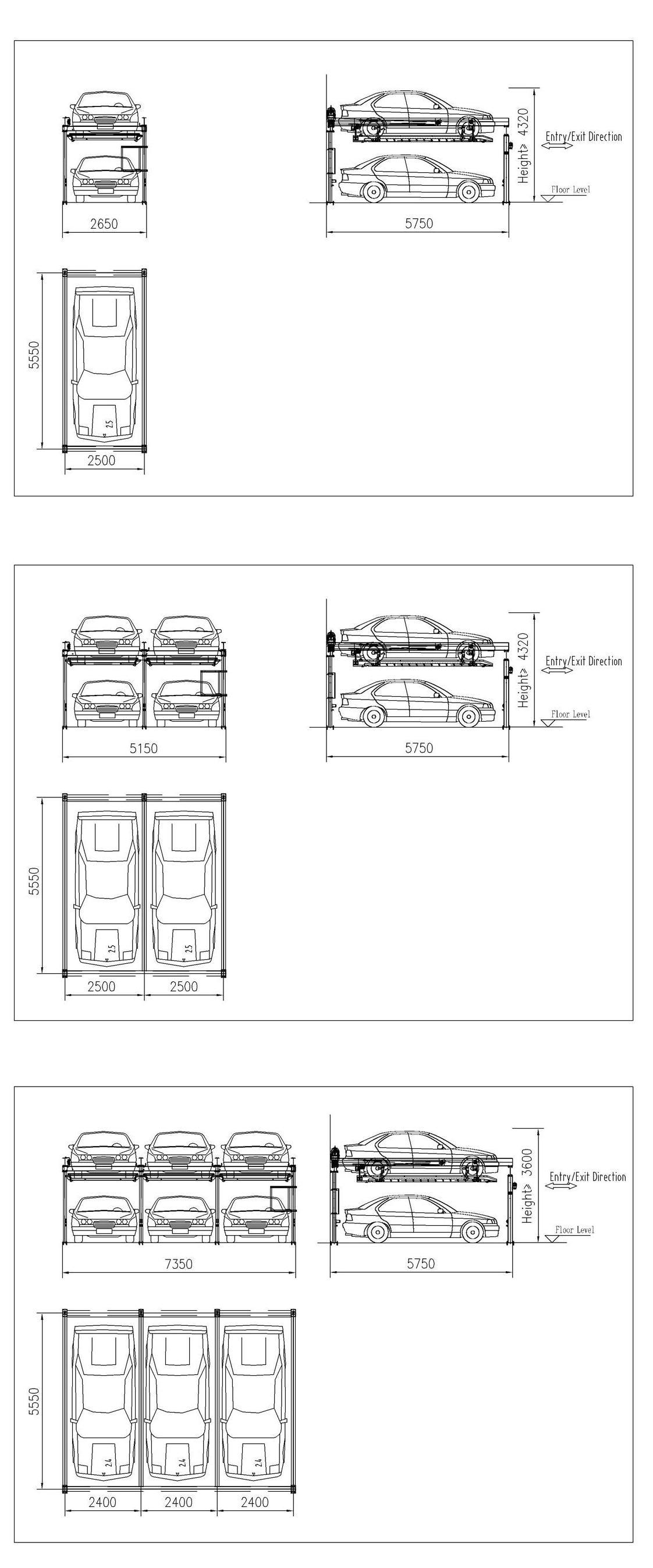 BasicType2LevelsMechanicalLiftingstereoGarage(3)