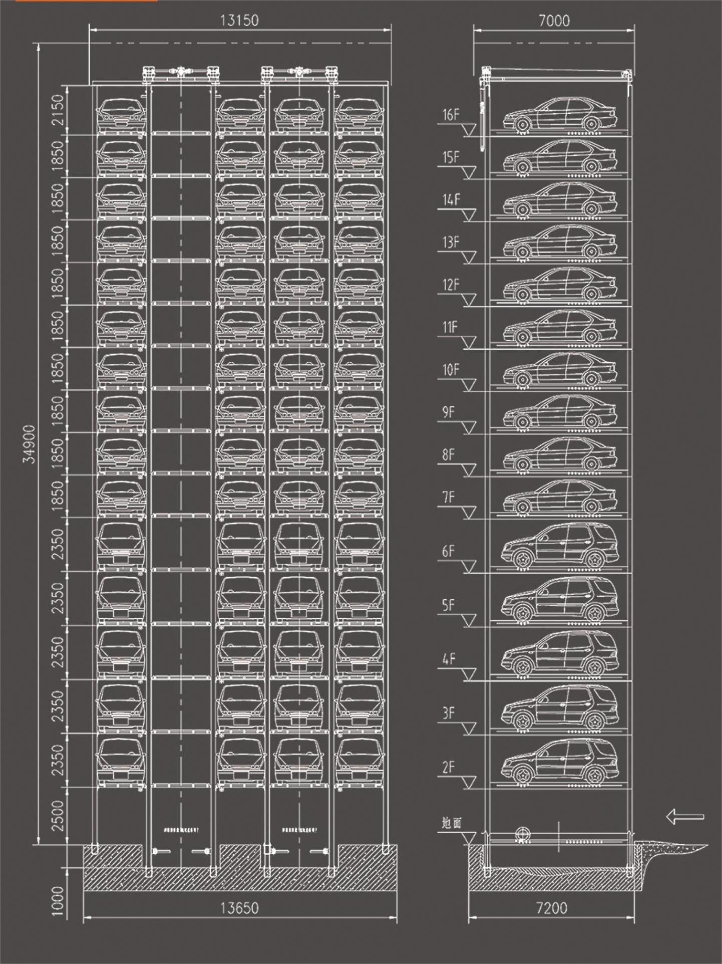 TowerTypeVerticalLiftingStereoGarage(MultipleTowerMultipleEntryExit)(2)